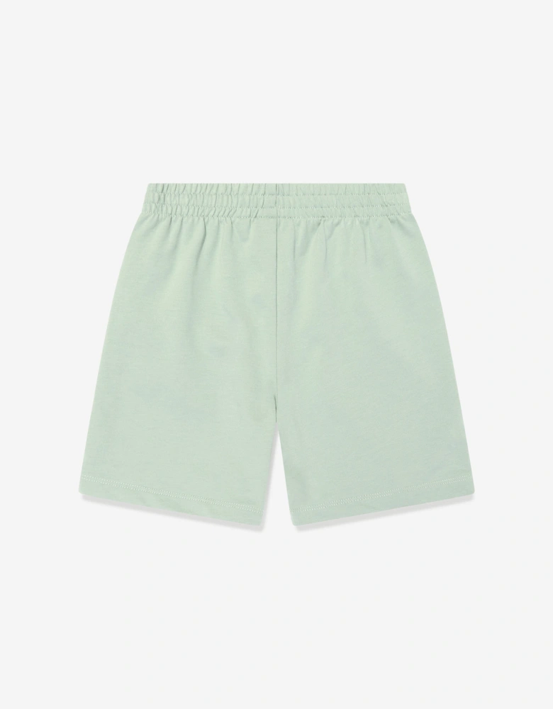 Boys Logo Bermuda Shorts in Green
