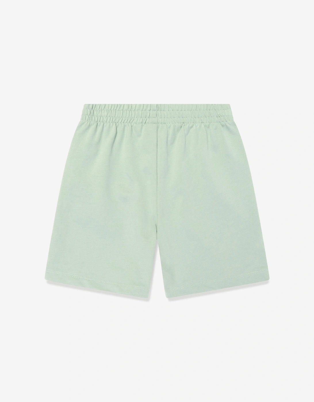 Boys Logo Bermuda Shorts in Green