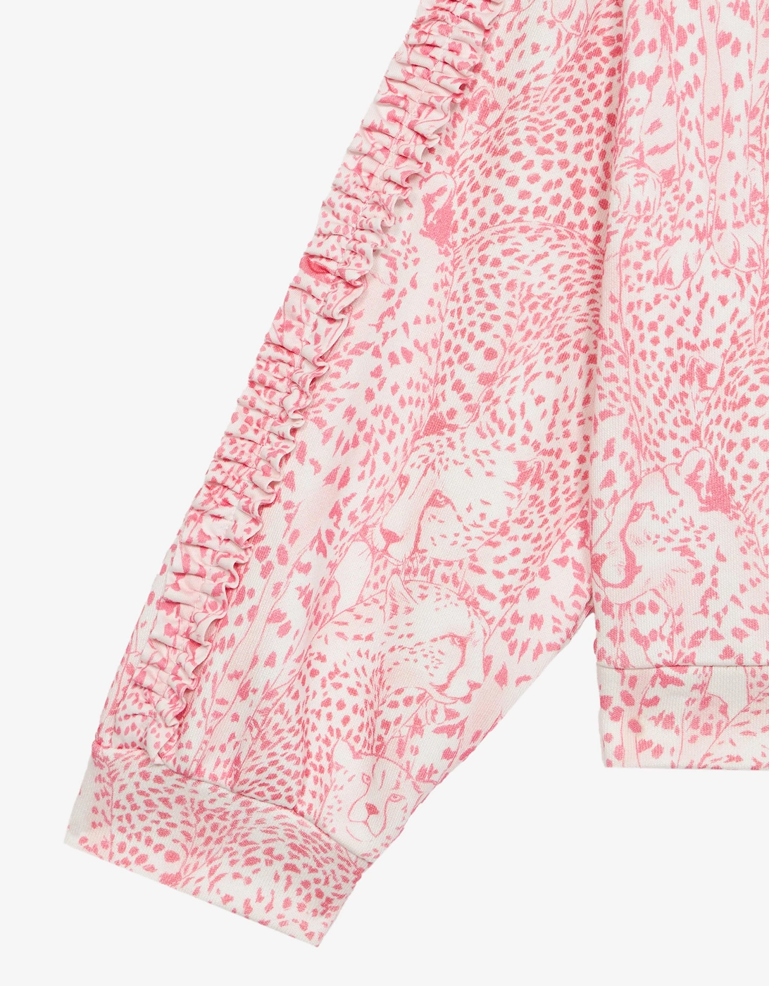 Girls Branded Sweatshirt in Pink