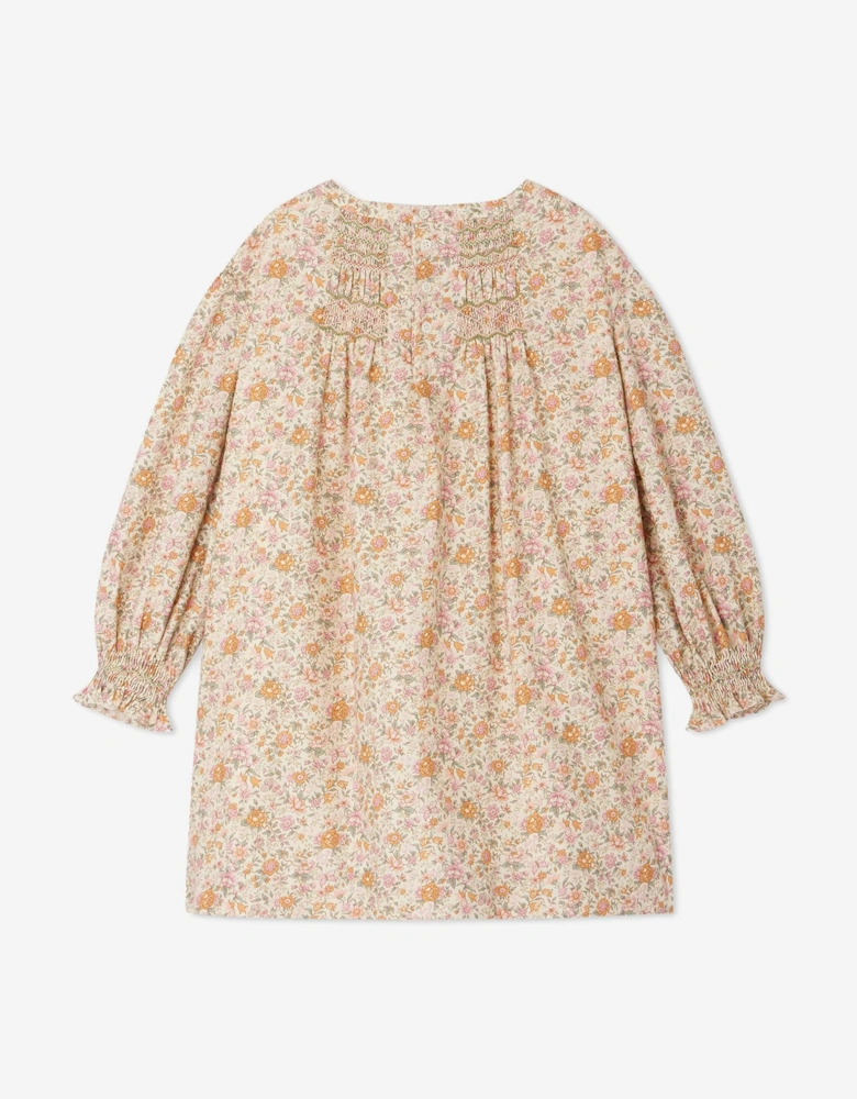 Girls Floral Divine Dress in Pink