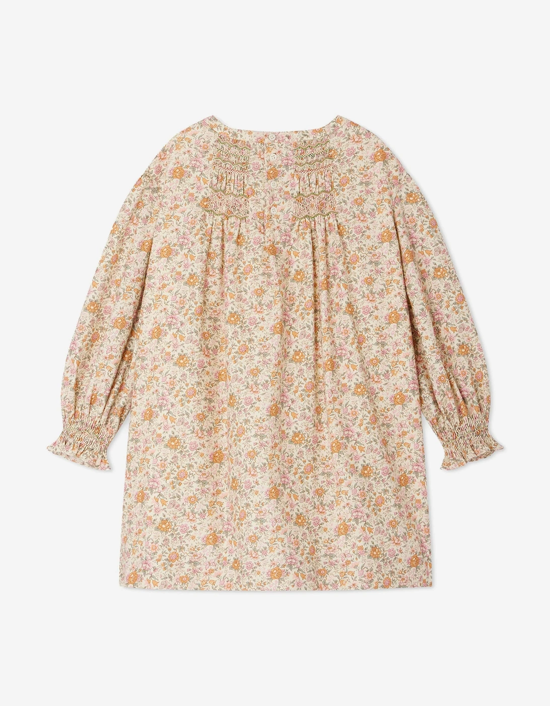 Girls Floral Divine Dress in Pink