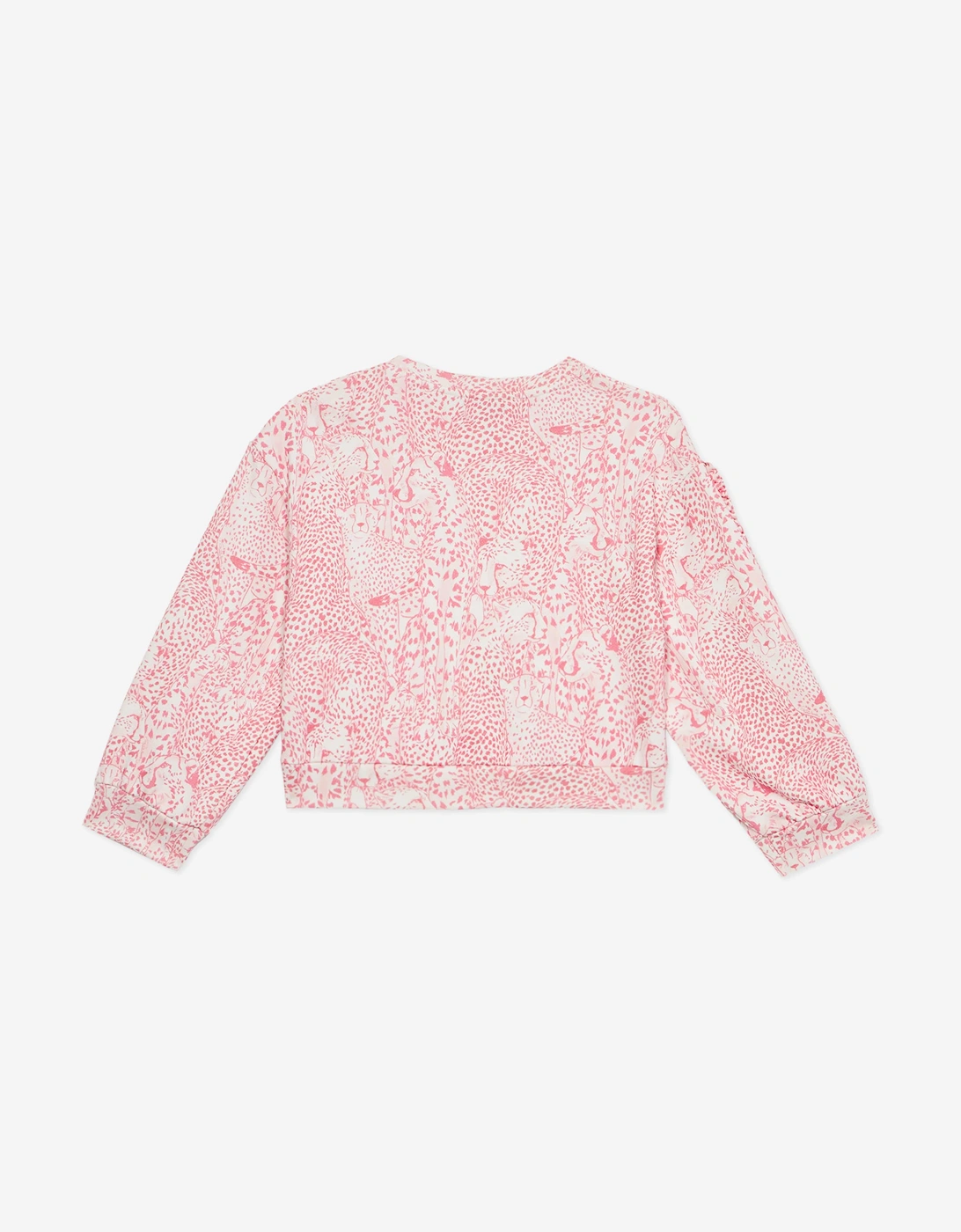 Girls Branded Sweatshirt in Pink