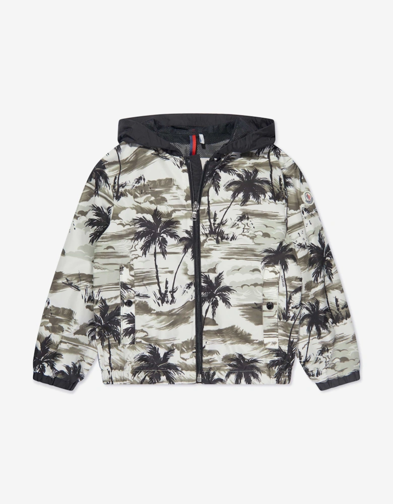 Enfant Boys Palm Tree Keenan Jacket in Green