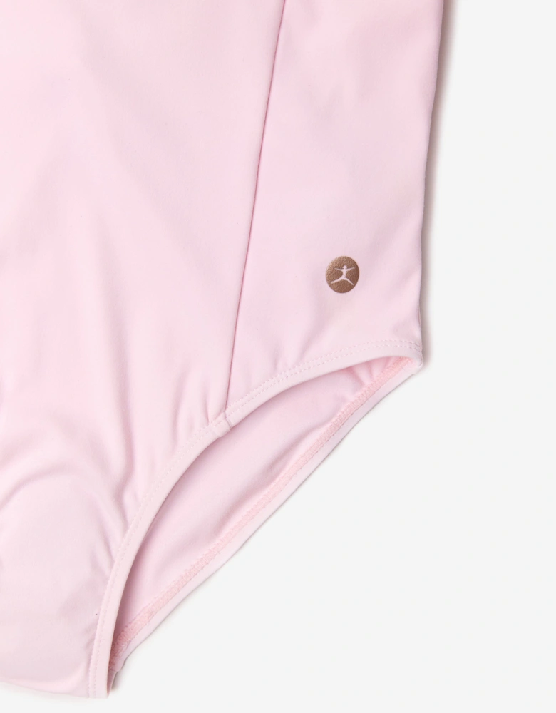 Girls Saute Leotard in Pink