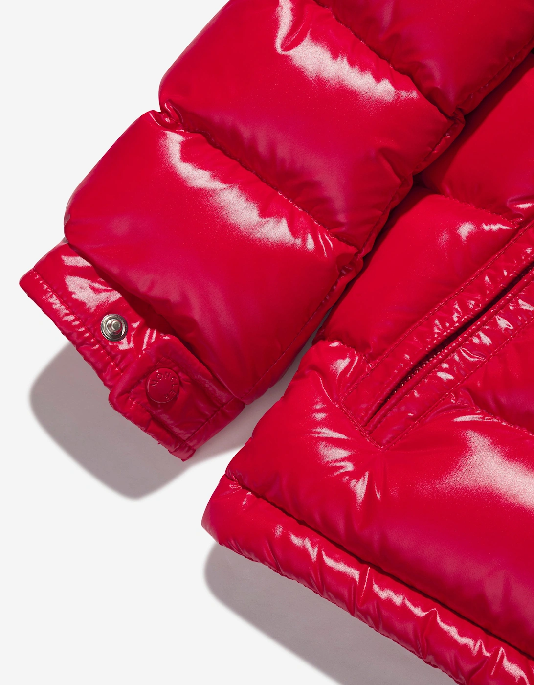 Enfant Boys Down Padded New Maya Jacket in Red
