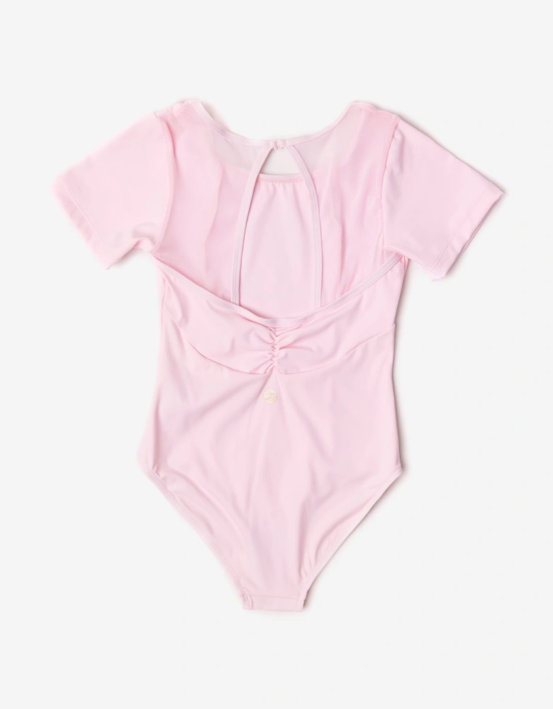 Girls Saute Leotard in Pink