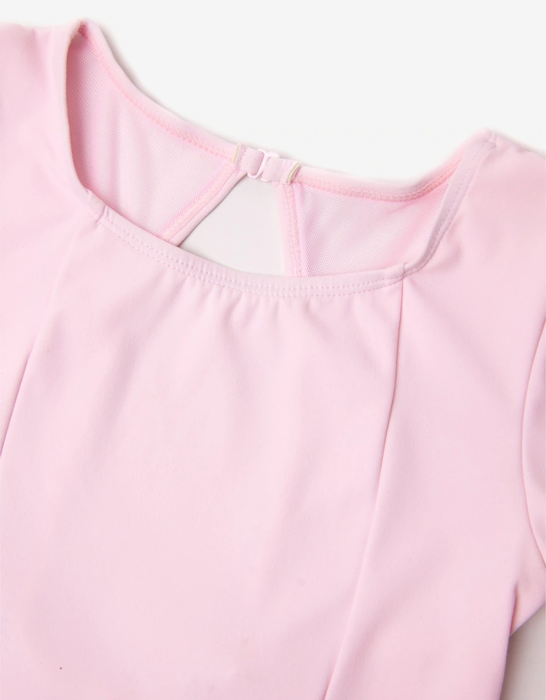 Girls Saute Leotard in Pink