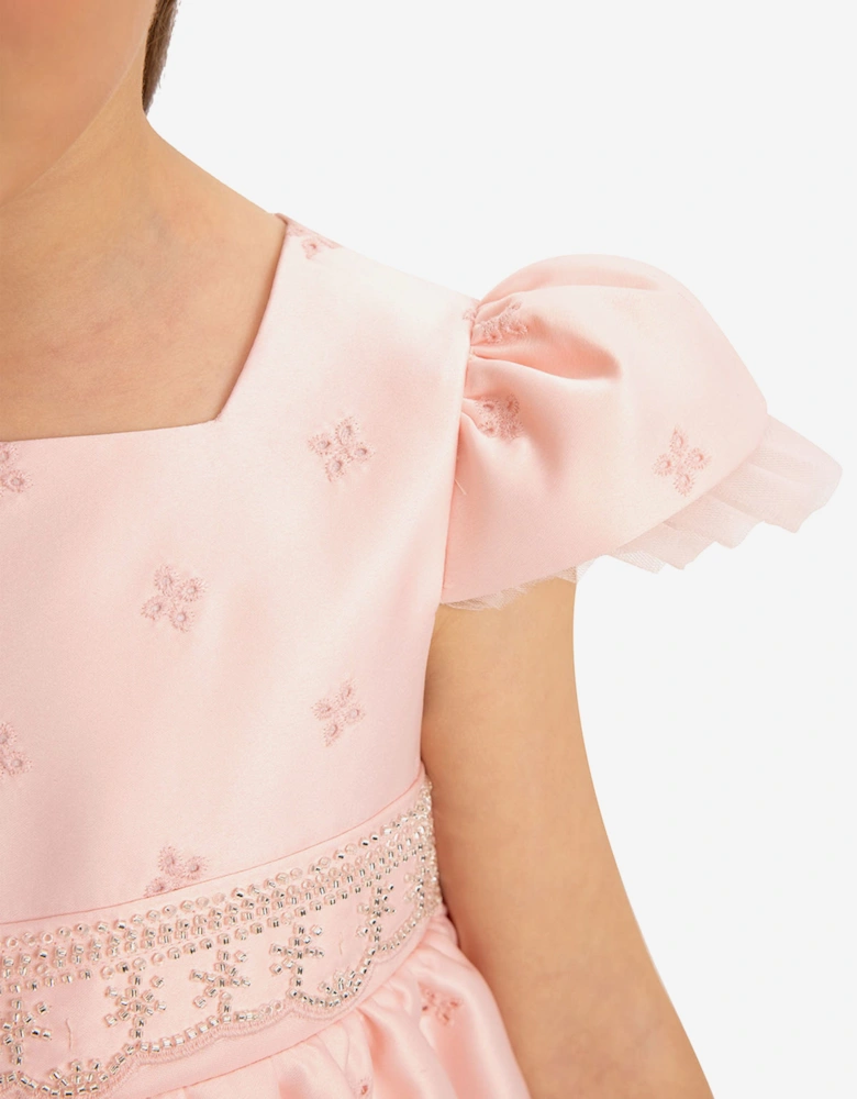 Girls Dress with Matching Bag in Pink