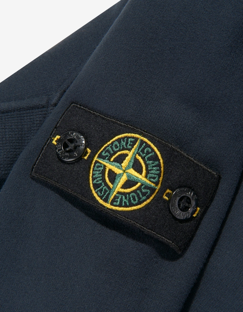 Boys Half Zip Sweatshirt in Navy