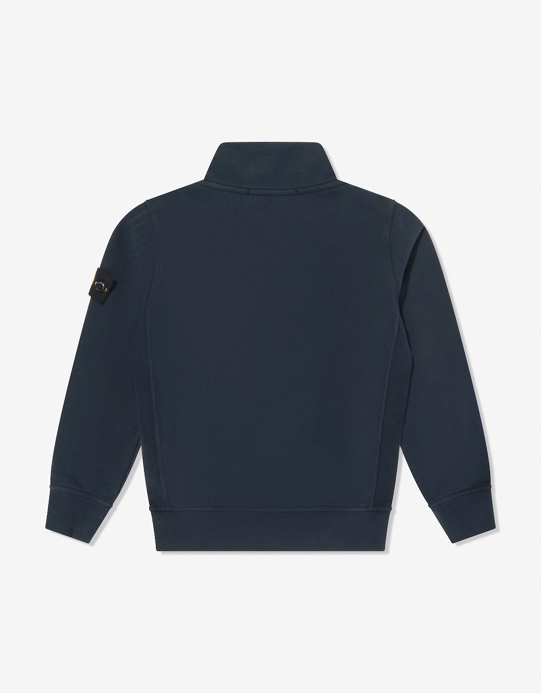 Boys Half Zip Sweatshirt in Navy