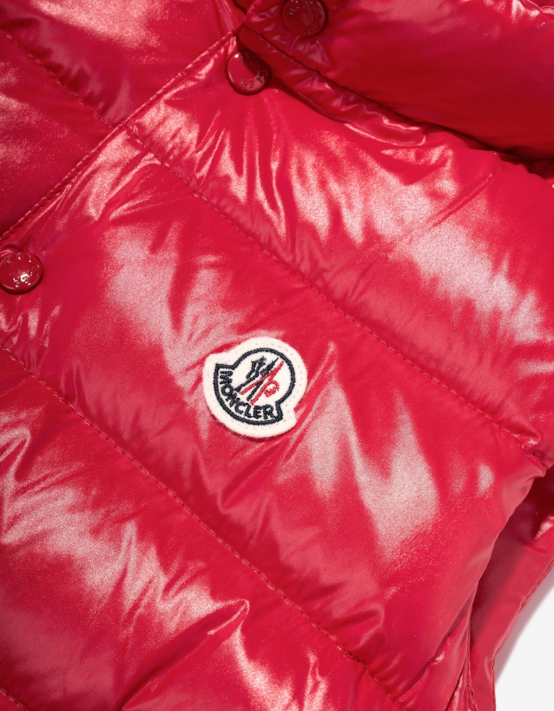 Enfant Boys Down Padded Tib Gilet in Red