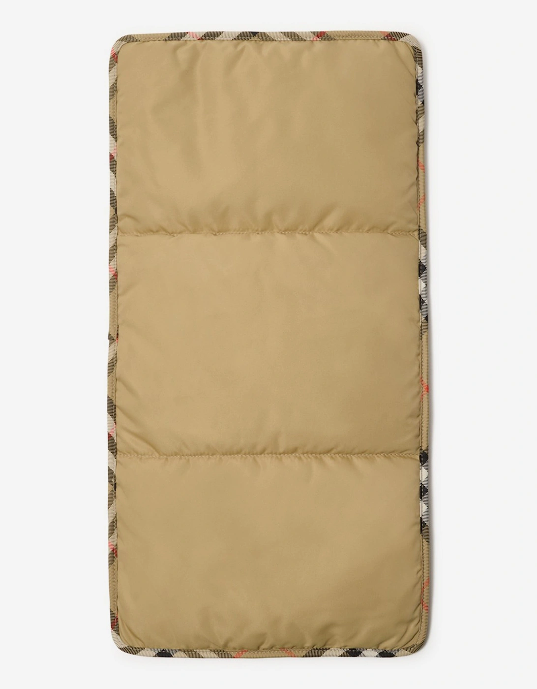 Baby Norwich Check Changing Bag in Beige (41cm)