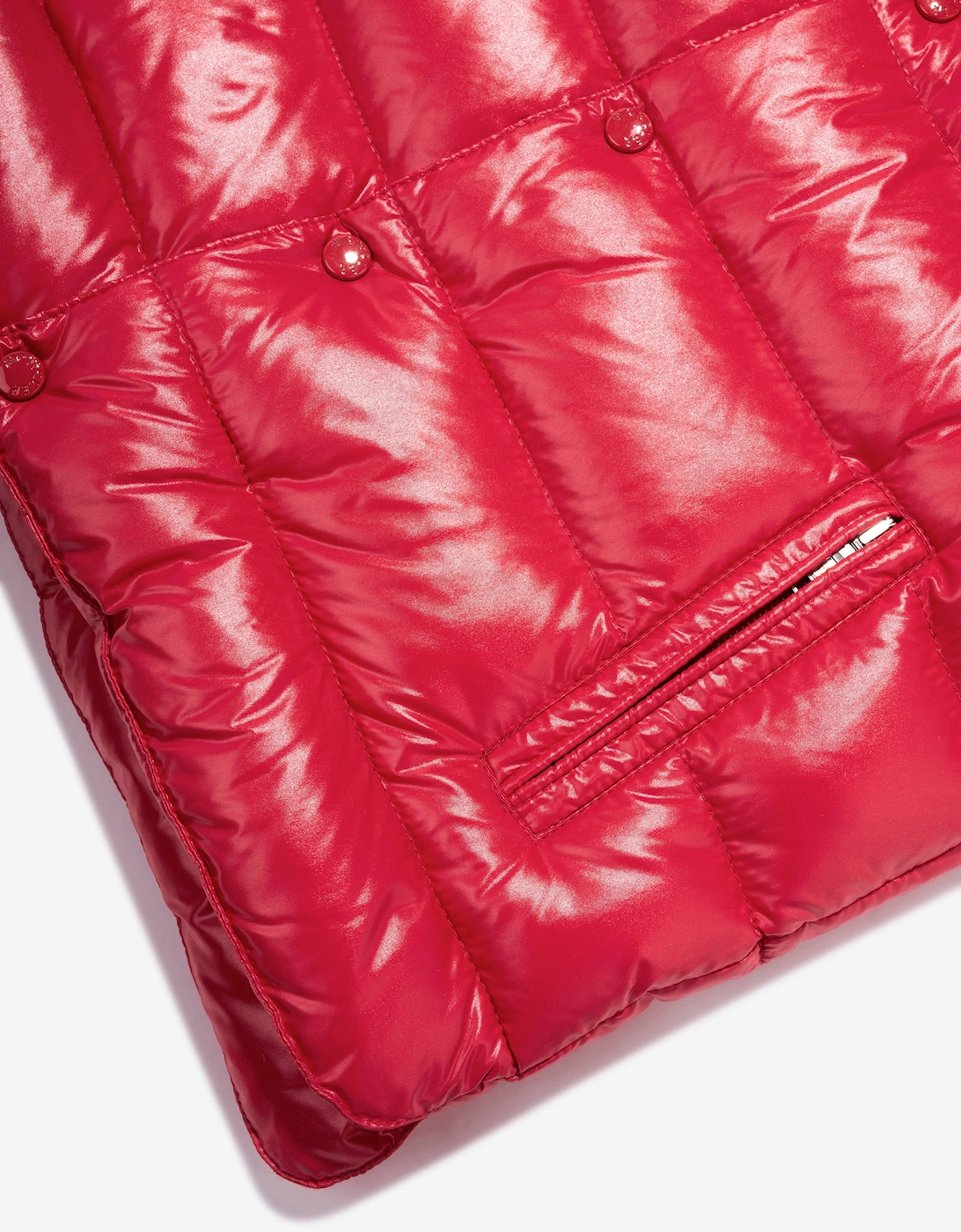 Enfant Boys Down Padded Tib Gilet in Red