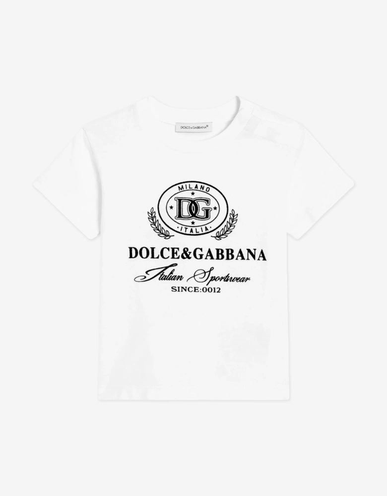 Baby Boys Logo T-Shirt in White
