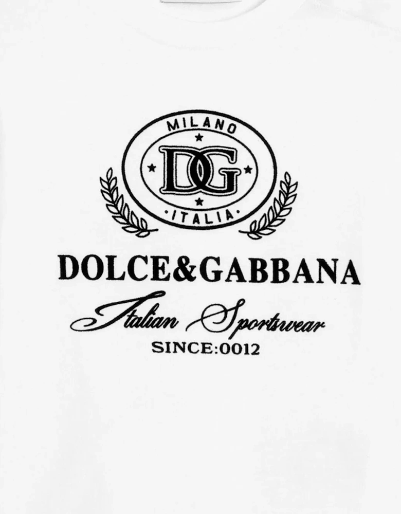 Baby Boys Logo T-Shirt in White