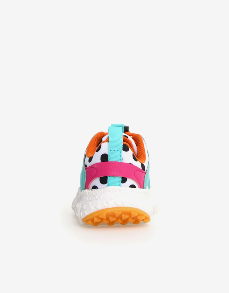 Girls Doi Spotted Trainers in Multicolour
