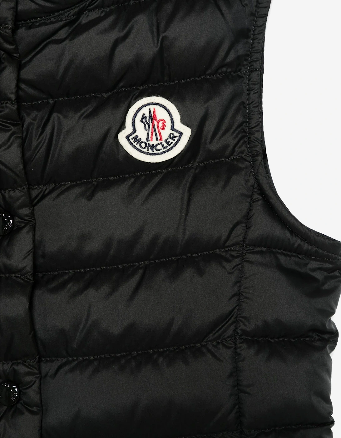 Girls Down Padded Liane Gilet in Black