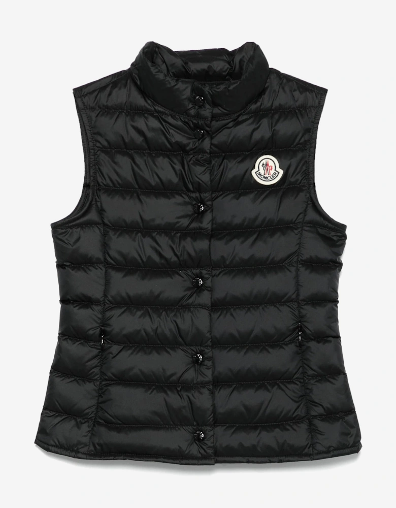 Girls Down Padded Liane Gilet in Black
