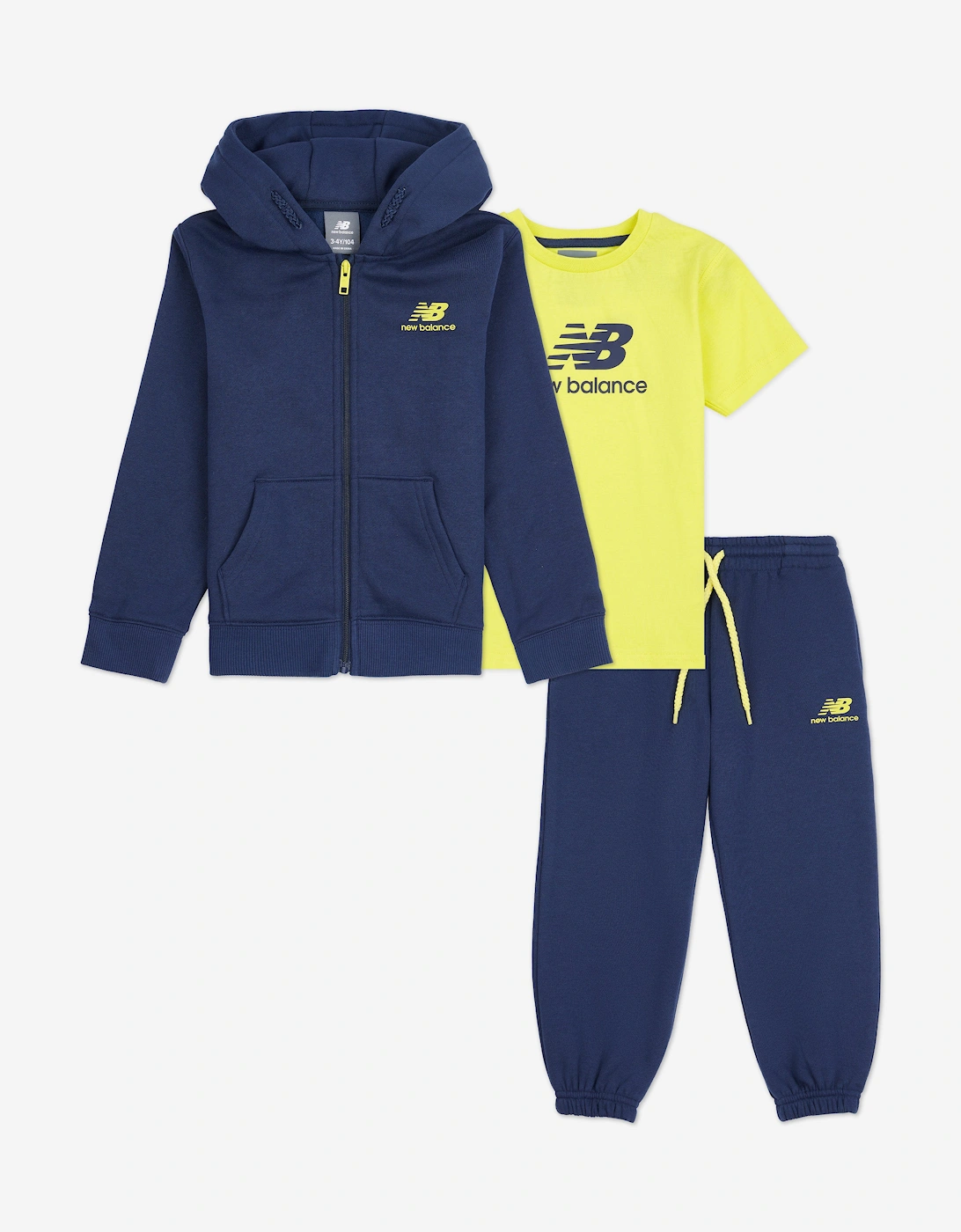 Baby Boys T-Shirt and Tracksuit Set in Navy, 5 of 4