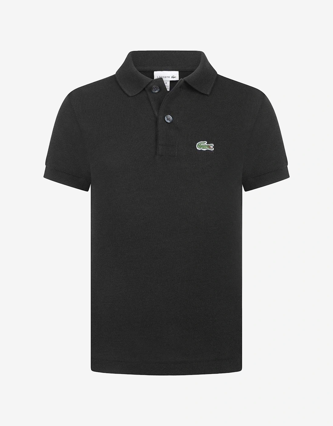 Boys Logo Polo Shirt in Black, 9 of 8