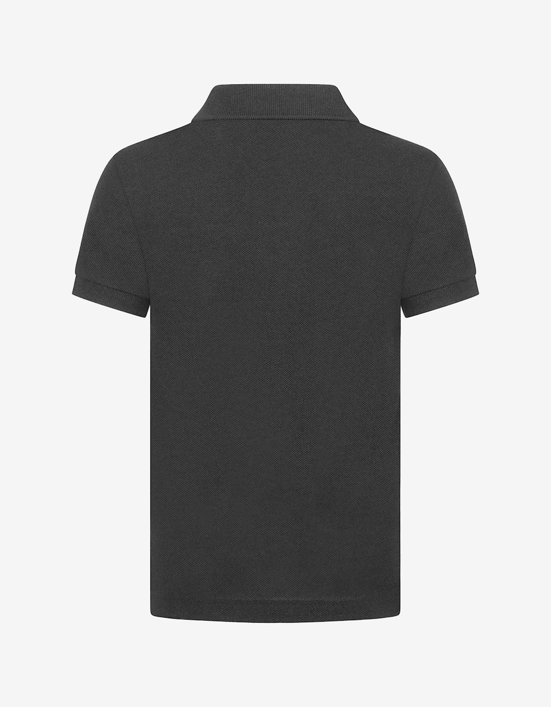 Boys Logo Polo Shirt in Black