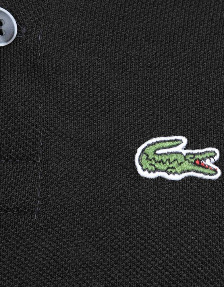 Boys Logo Polo Shirt in Black
