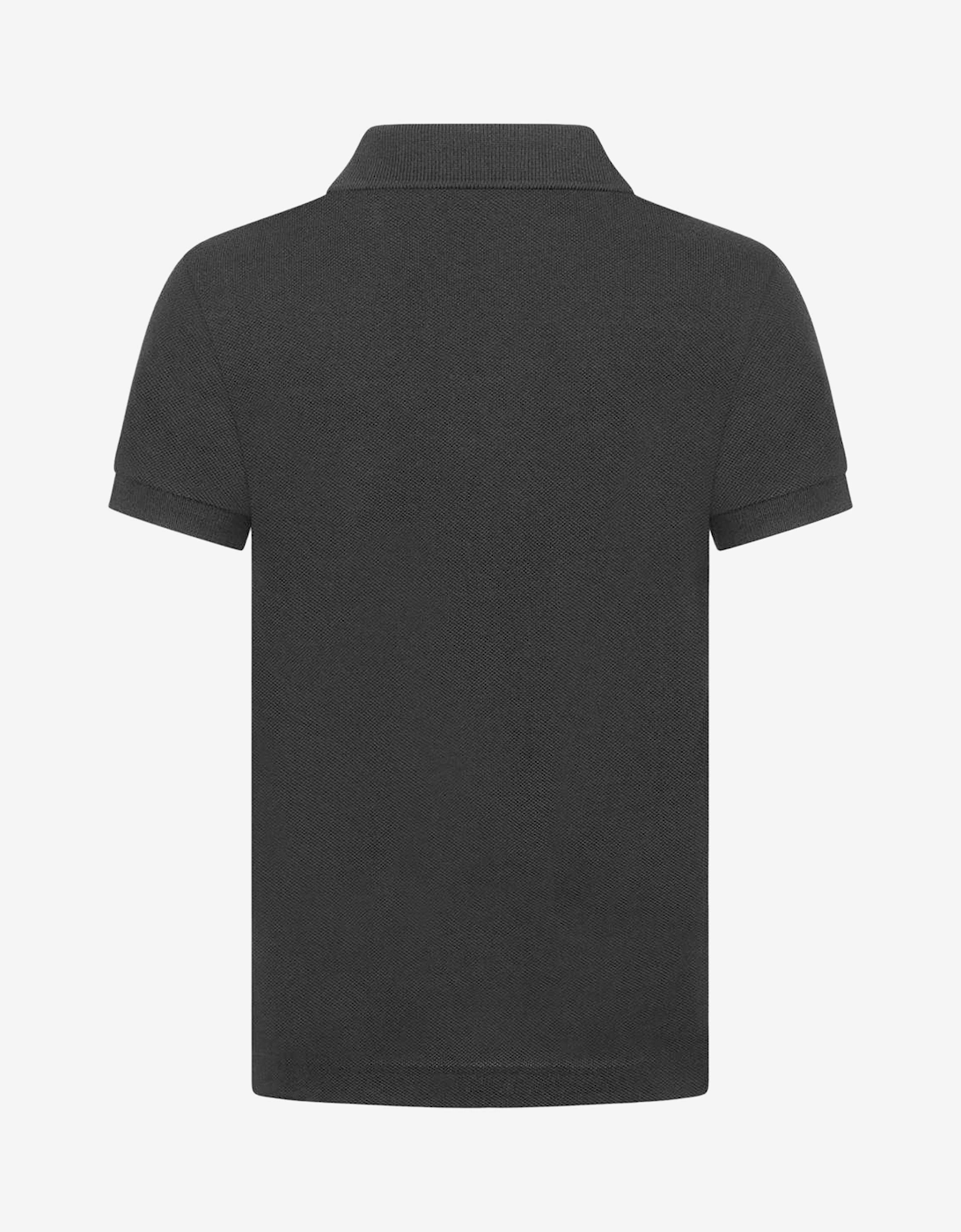 Boys Logo Polo Shirt in Black