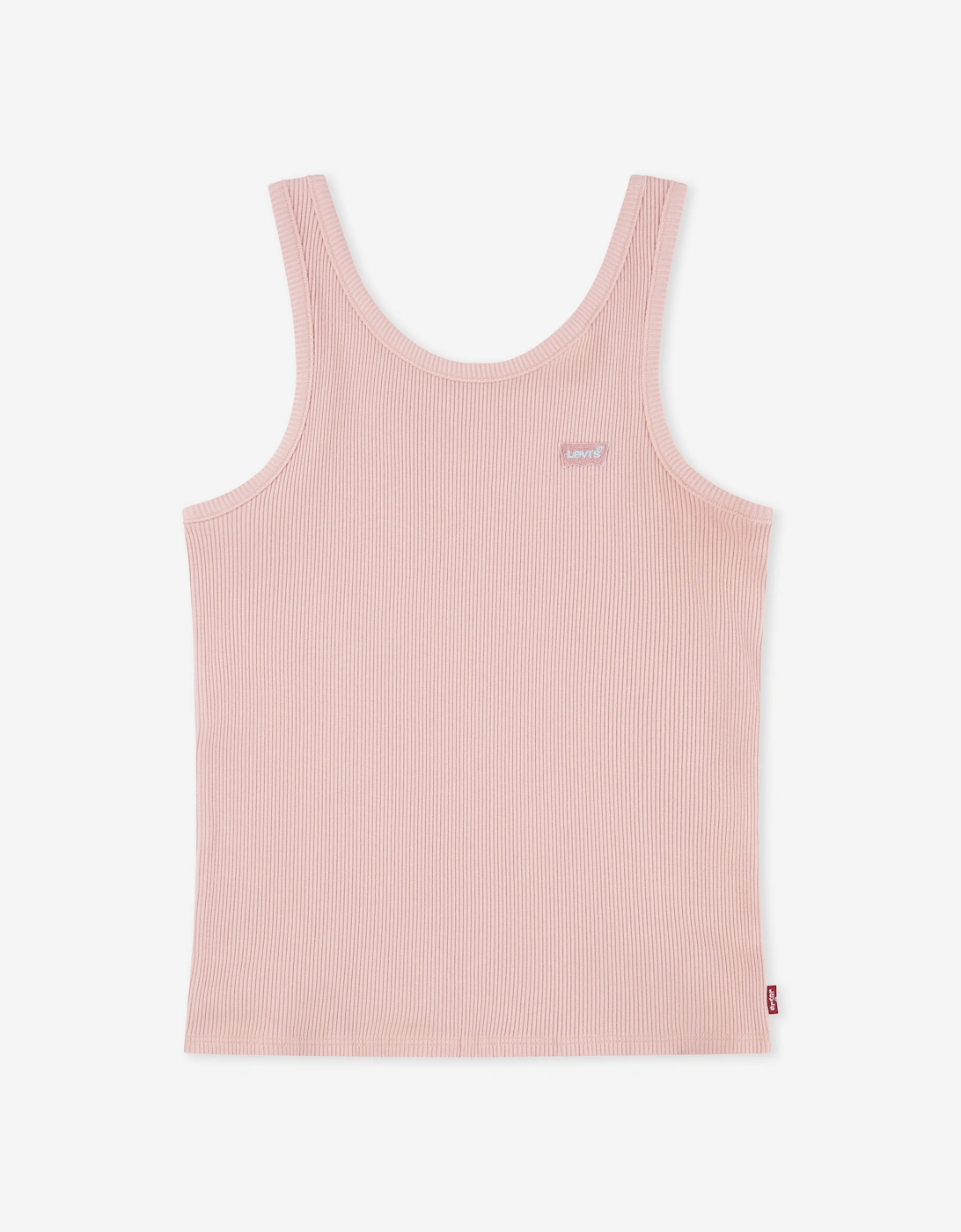 Girls Meet and Greet Ribbed Tank Top in Pink, 5 of 4