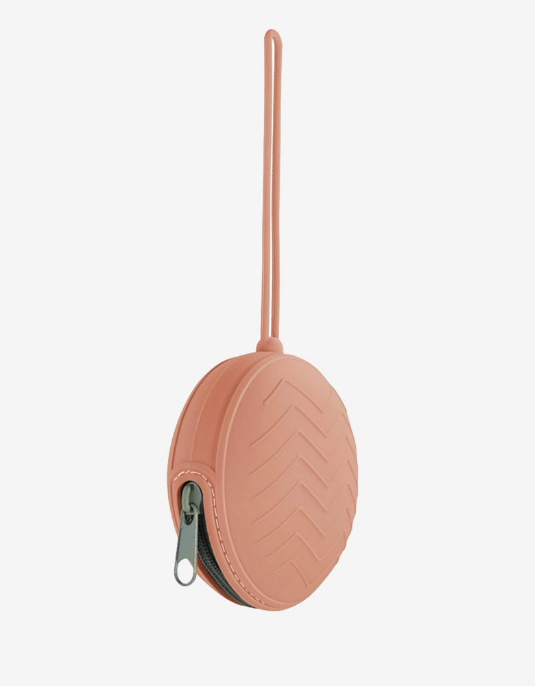 Silicone Pacifier Round Case in Pink