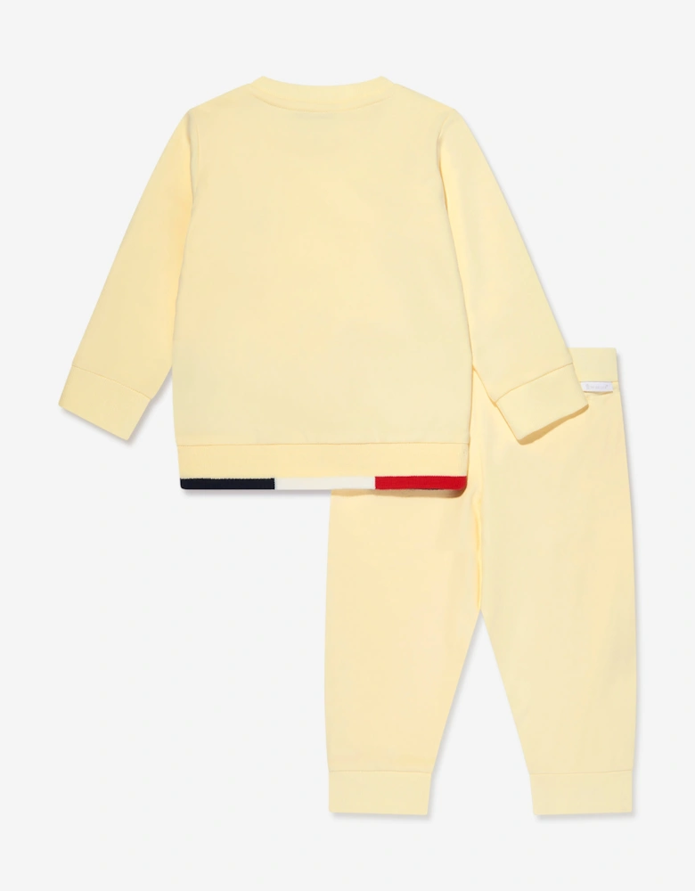 Enfant Baby Boys Logo Tracksuit in Yellow