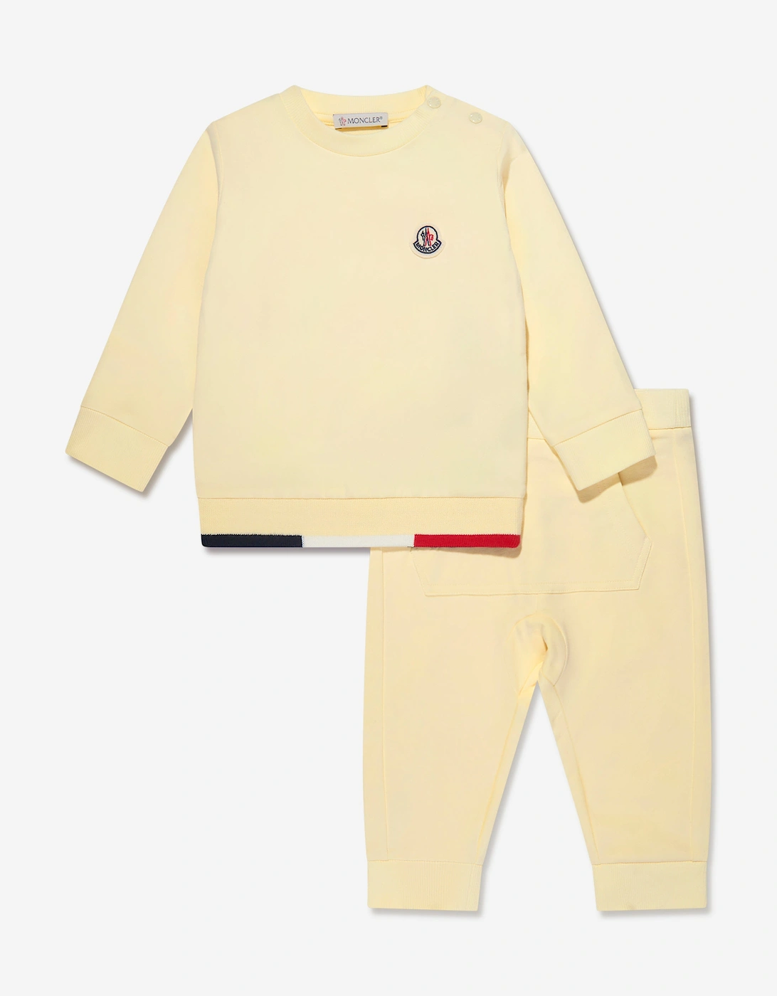 Enfant Baby Boys Logo Tracksuit in Yellow, 5 of 4