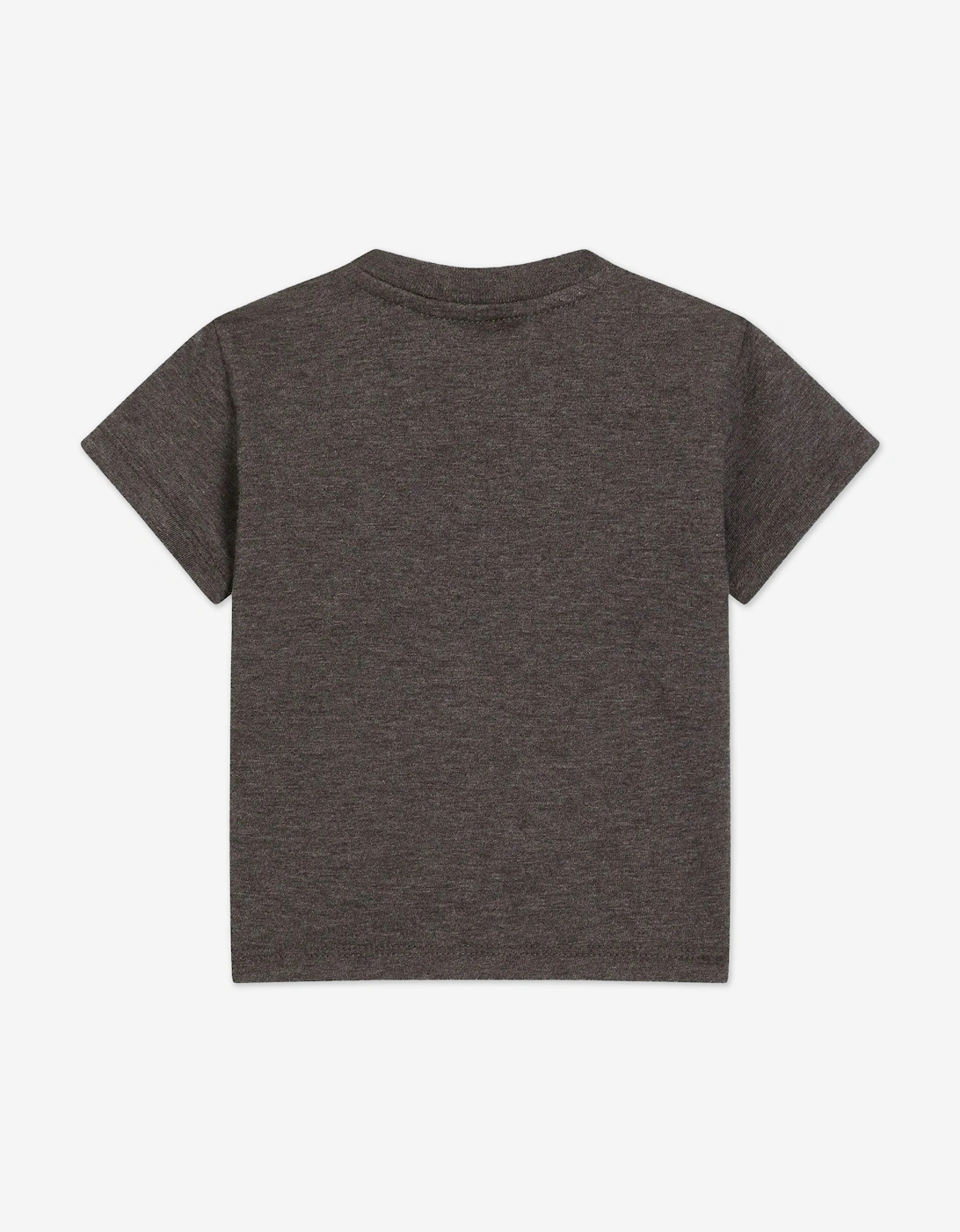 Baby Boys Embroidered Logo T-Shirt in Grey
