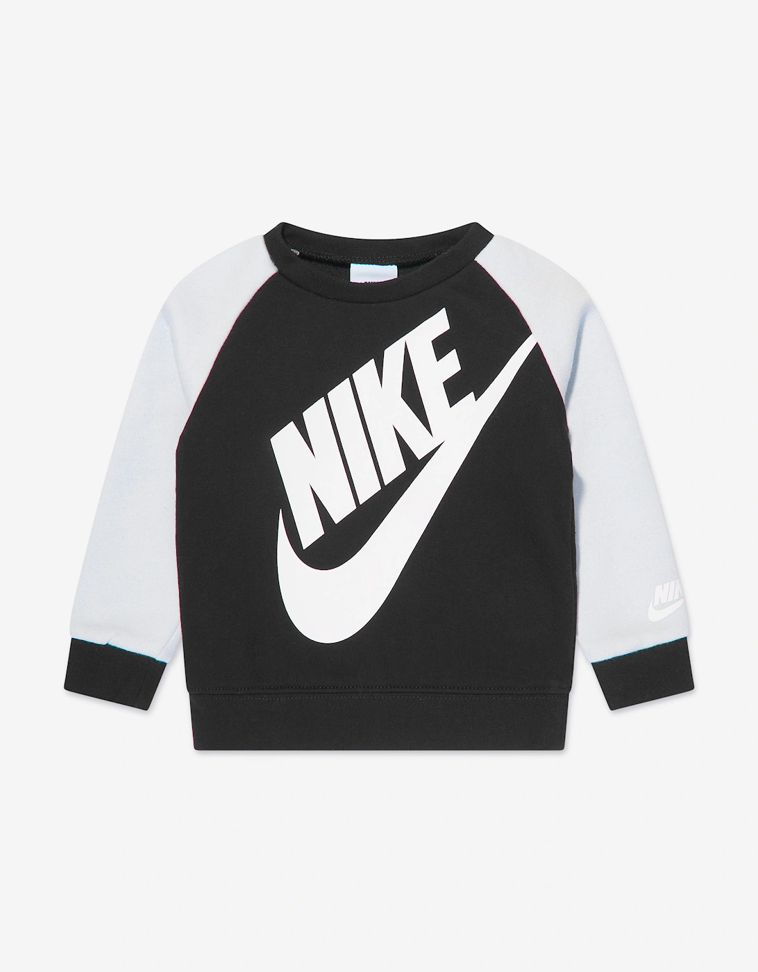 Boys Oversized Futura Crew Tracksuit in Black