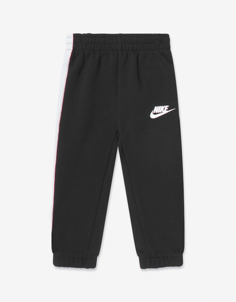 Boys Oversized Futura Crew Tracksuit in Black