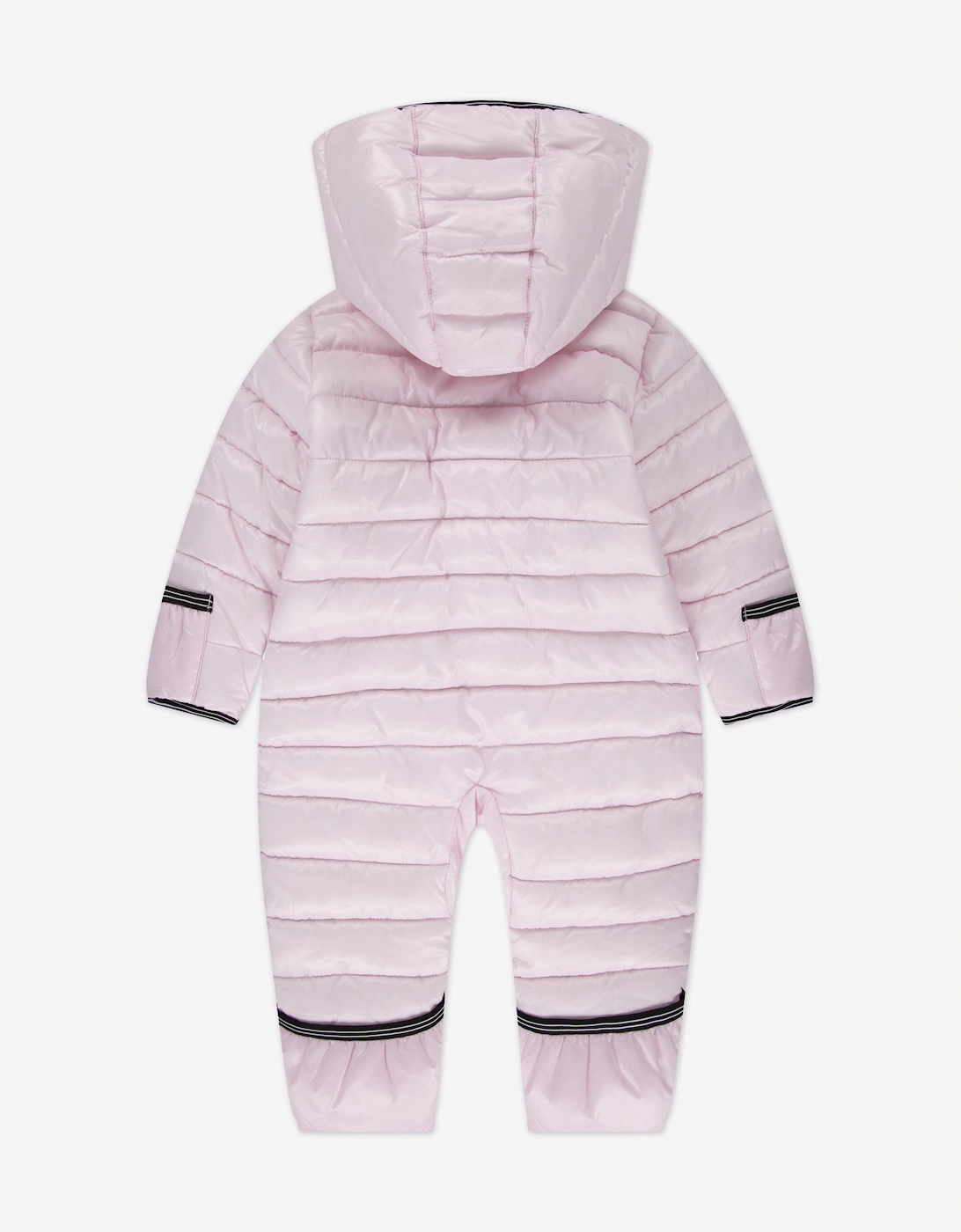 Baby Girls Swoosh Snowsuit in Pink
