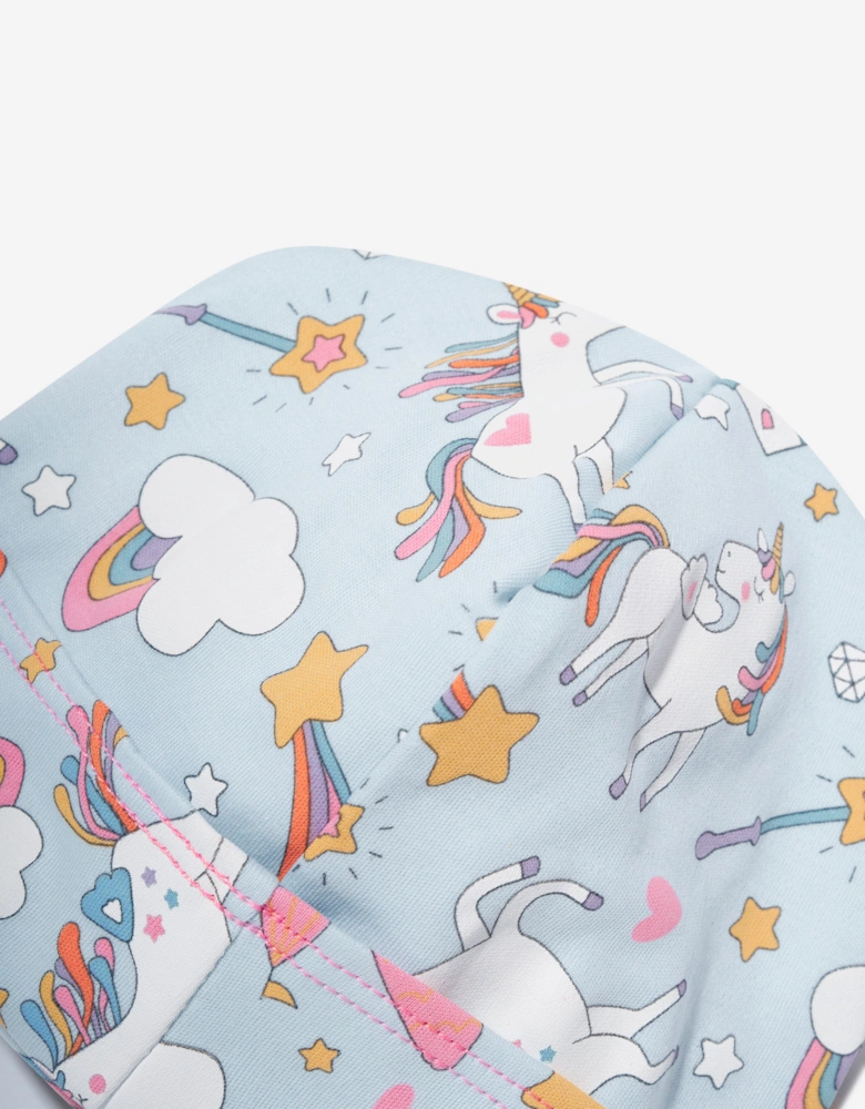 Baby Girls Dreamy Unicorns Hat in Pink