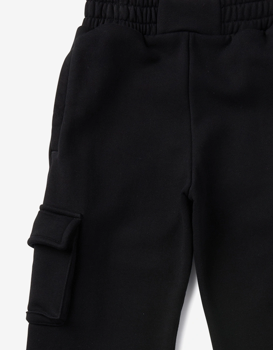 Girls Bookish Cargo Sweatpants in Black
