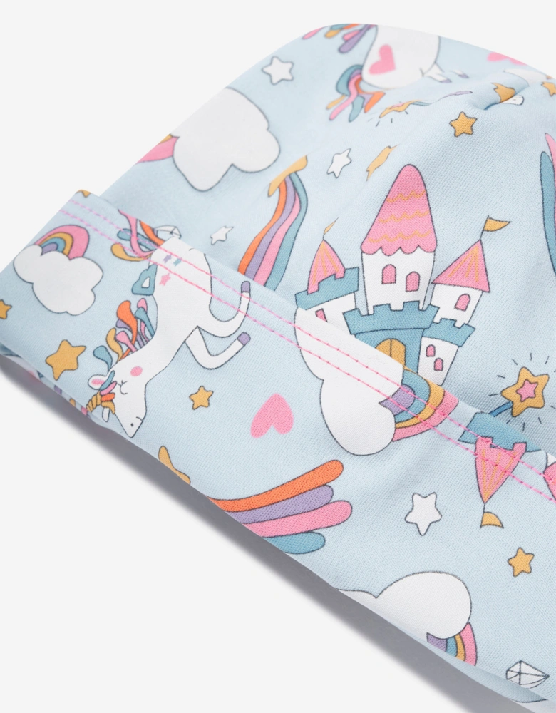 Baby Girls Dreamy Unicorns Hat in Pink