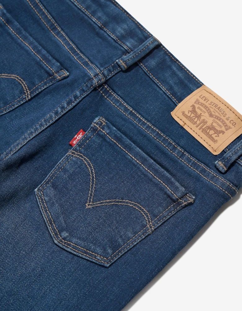 Girls 710 Super Skinny Jeans in Blue