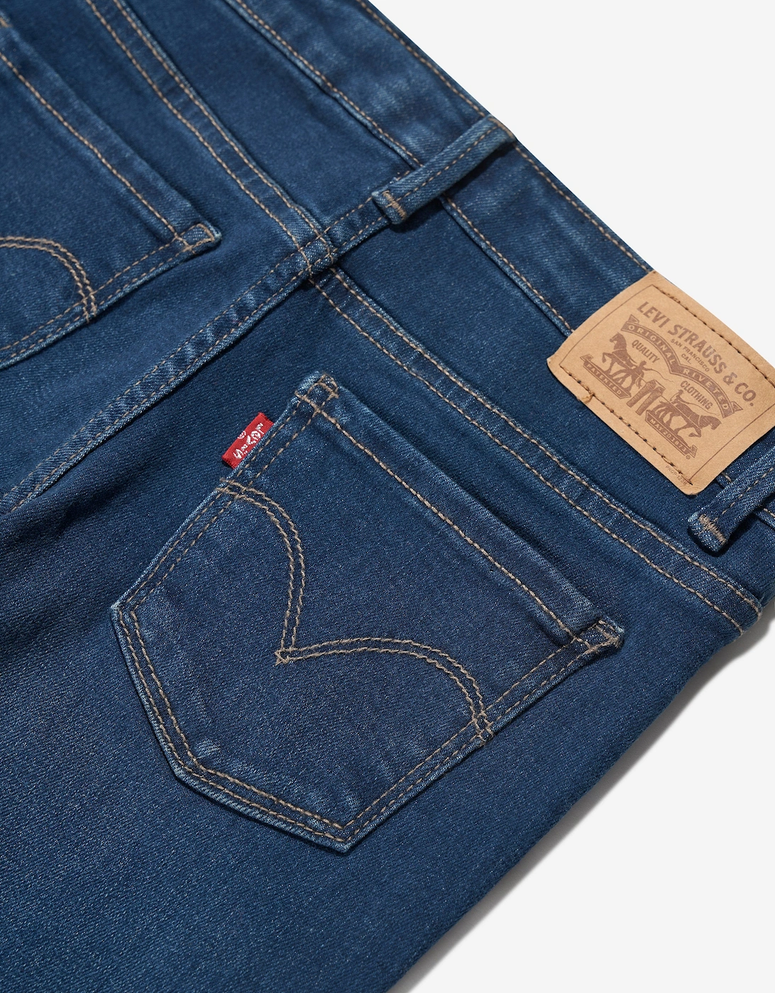 Girls 710 Super Skinny Jeans in Blue