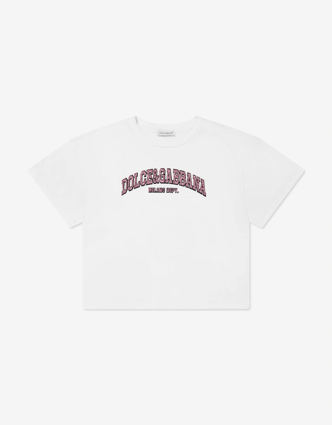 Girls Logo T-Shirt in White, 5 of 4