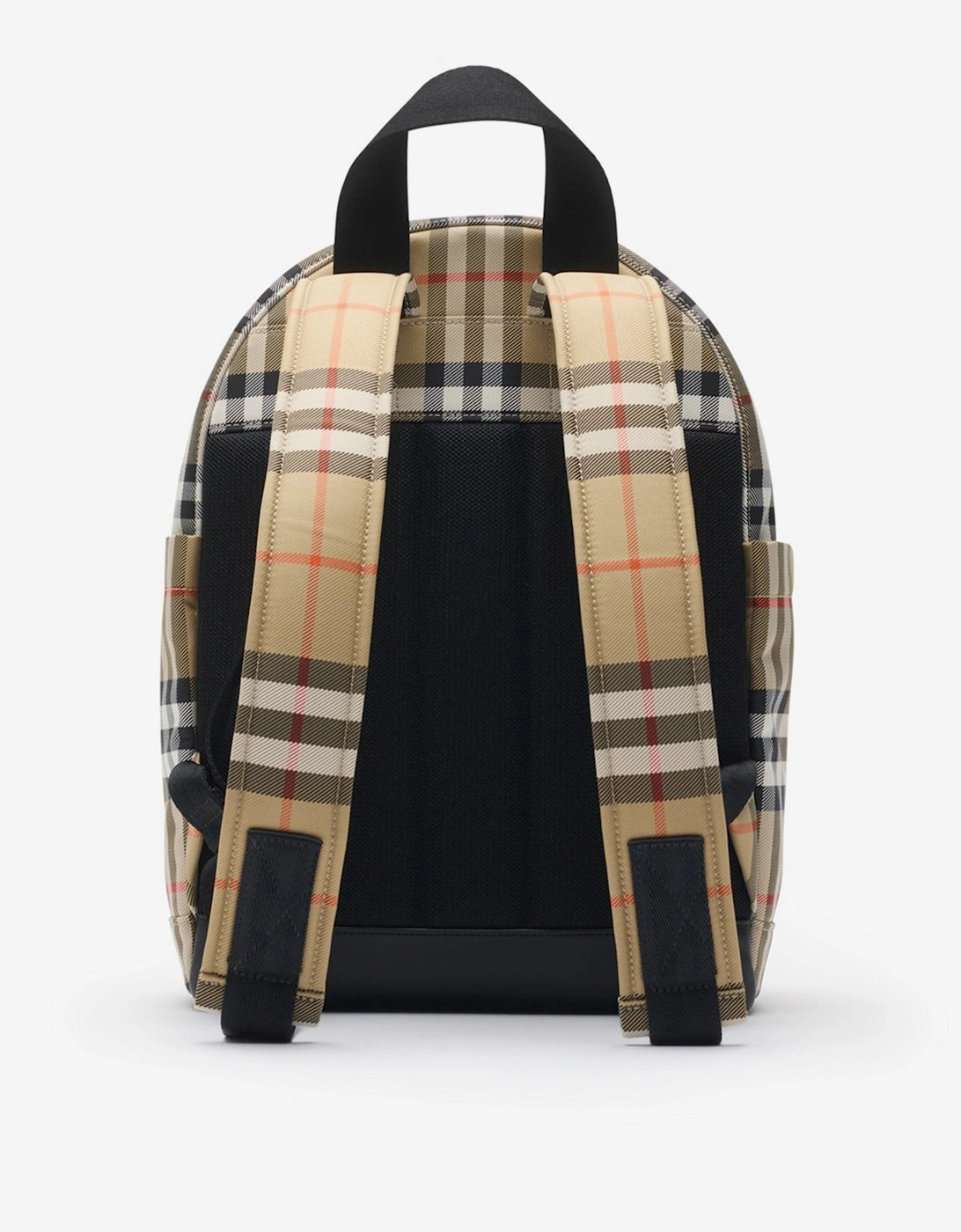Kids Huey Check Backpack in Beige (23cm)