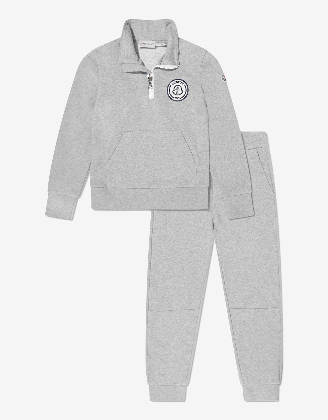 Boys Logo Tracksuit in Grey, 5 of 4