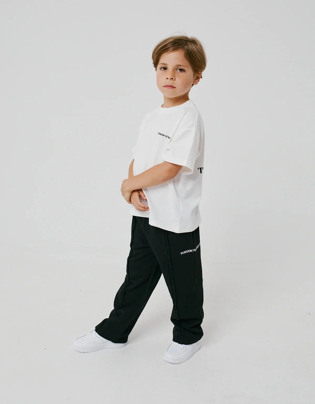 Kids Heavyweight Copyright T-Shirt in Ivory