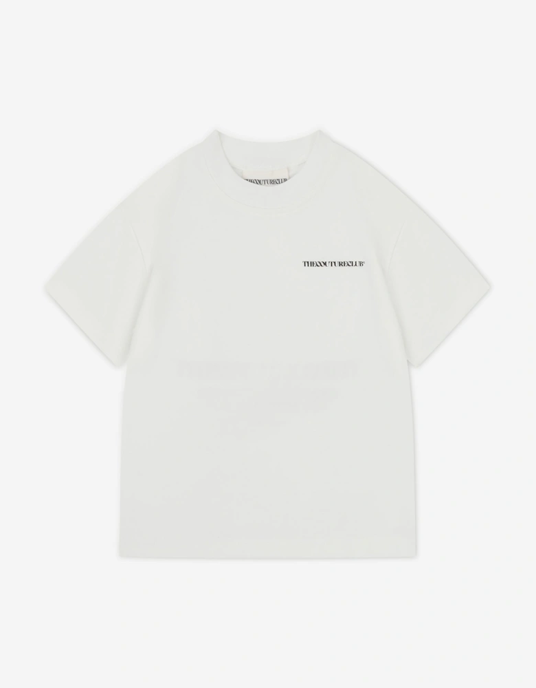 Kids Heavyweight Copyright T-Shirt in Ivory