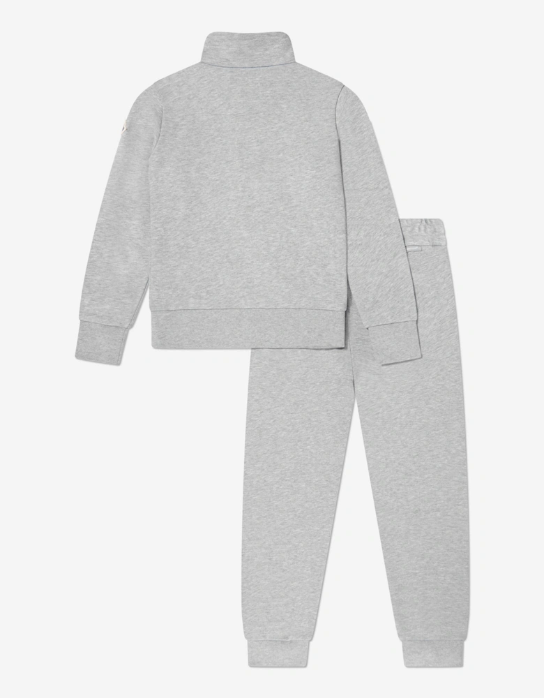 Boys Logo Tracksuit in Grey