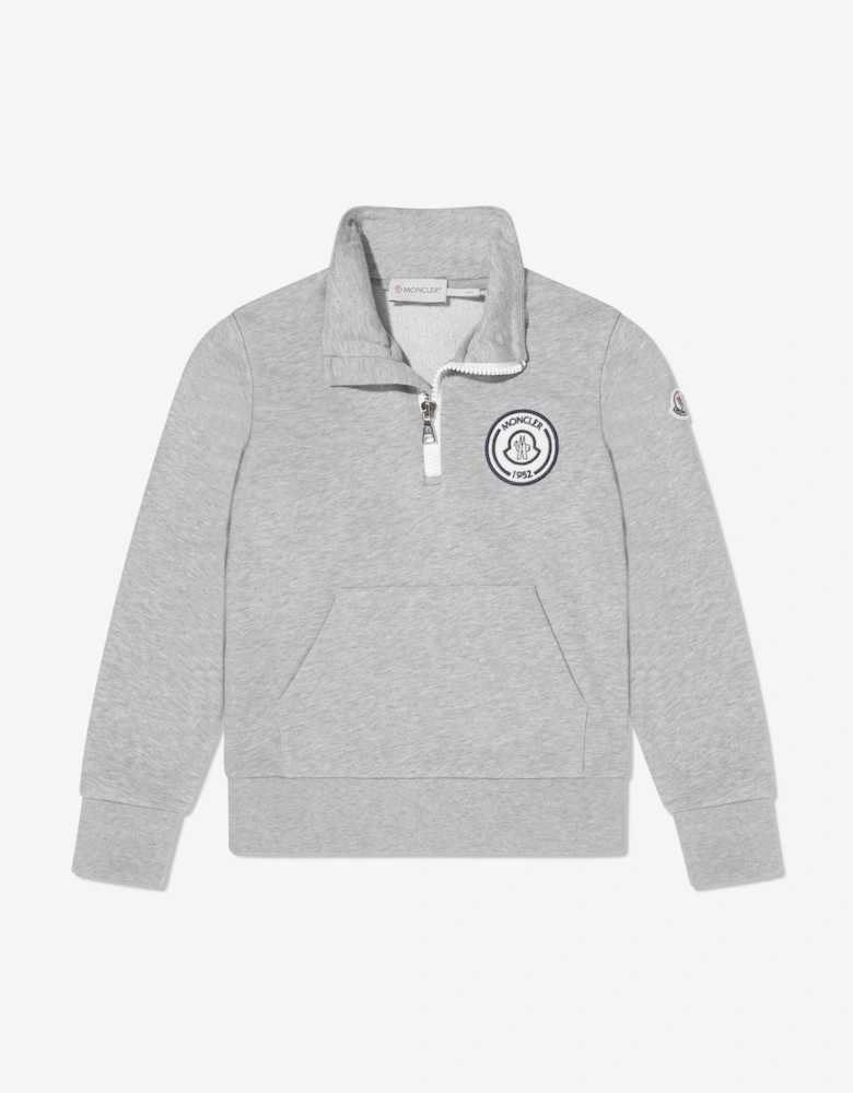 Boys Logo Tracksuit in Grey