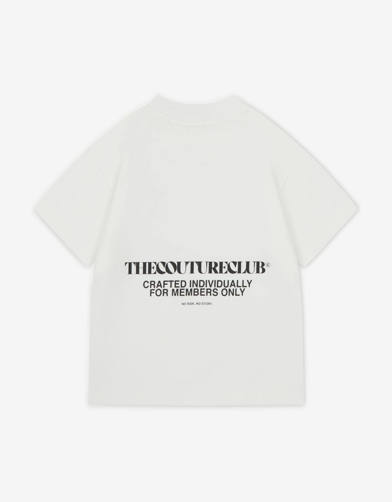 Kids Heavyweight Copyright T-Shirt in Ivory