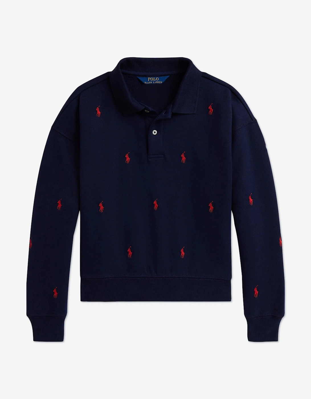 Girls Logo Sweatahirt in Navy, 5 of 4