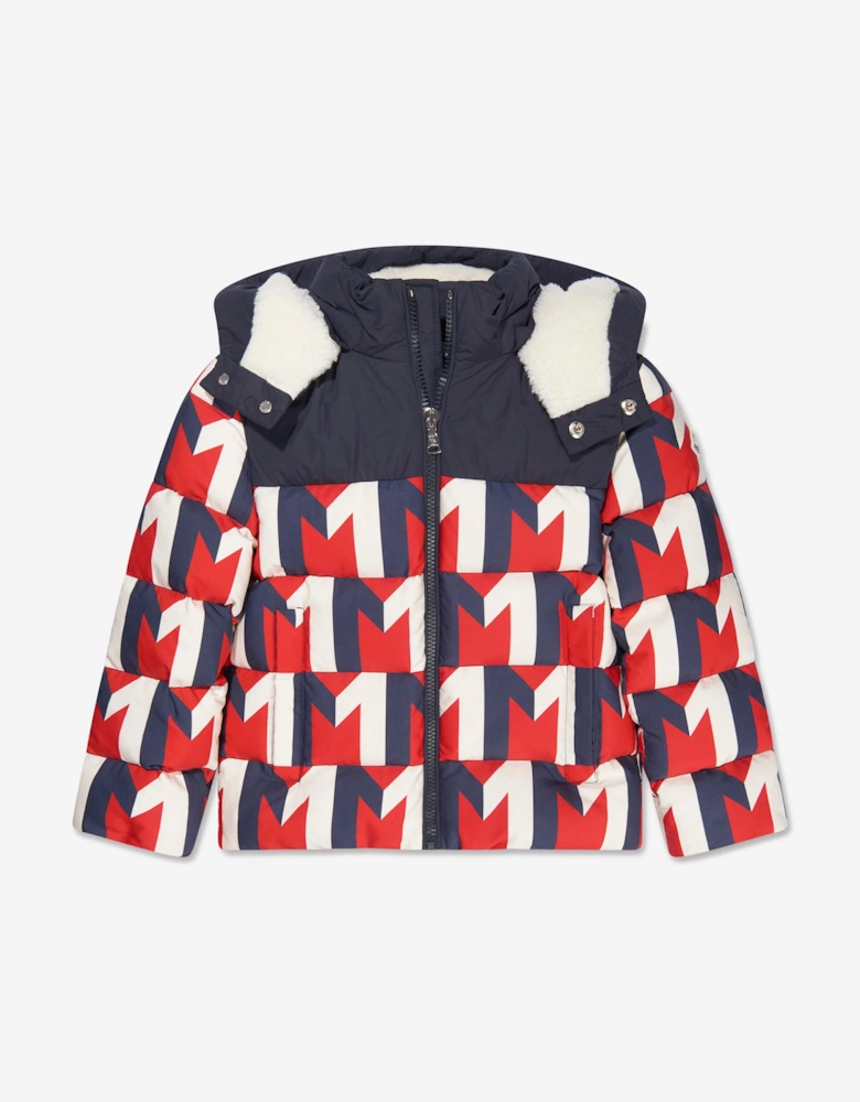 Enfant Boys Down Padded Evano Jacket in Multicolour